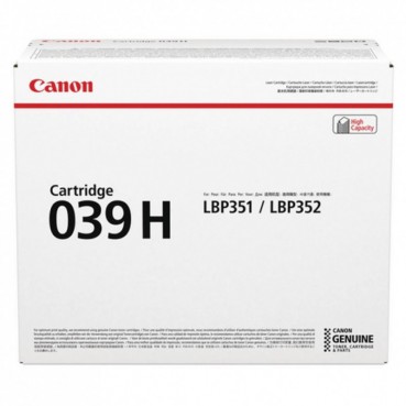 Картридж тон. Canon 039H для LBP-351x/352x Black (0288C001)