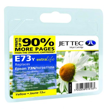 EPSON Stylus C79/CX3900/TX200/TX209/TX400 Yellow (110E007304) E73Y Jet Tec