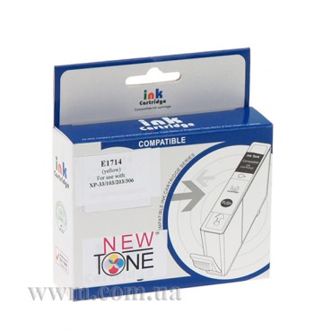 Картридж NewTone для Expression Home XP-103/XP-203/XP-207 аналог №17XL Yellow (T1714) повышенной емкости