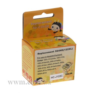 Картридж MicroJet для HP DJ 1050/2050/3050 аналог HP №122 XL Color HC-J122C
