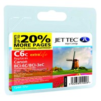 CANON BCI-3/6 Cyan + 30% (110C000602) C6C Jet Tec