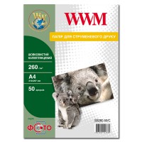 Фотопапір WWM шовковистий напівГлянцевий 260Г/м кв, A4, 50л (SS260.50/C)