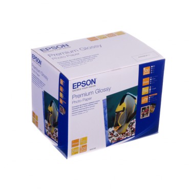 Фотобумага Epson Premium глянцевая 255г/м кв, 13см х 18см, 500л (C13S042199)