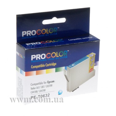 EPSON Stylus C67/C87/CX3700/CX4100/CX4700 Cyan (PE-T0632) PRO COLOR