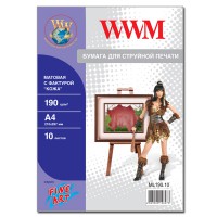 Фотопапір WWM матовий "Шкіра" 190Г/м кв, A4, 10л (ML190.10)