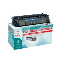 Картридж тон. WWM для HP LJ P2015/P2014/M2727 аналог Q7553A Black ( 3000 копий) (LC27N)