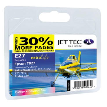 EPSON Stylus Photo 810 Colour + 30% (110E002715) E27 Jet Tec