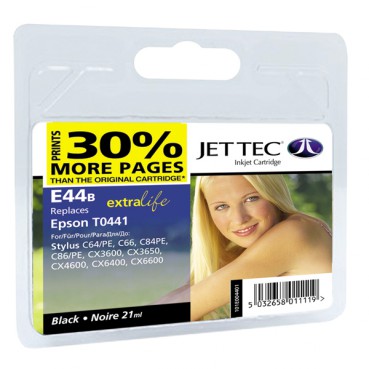 EPSON Stylus C64/C84 Black + 30% (110E004401) E44B Jet Tec