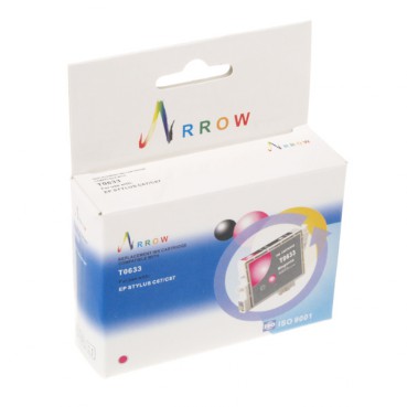 Картридж Arrow для Epson Stylus C67/CX3700/CX4700 аналог C13T06334A Magenta (T0633)