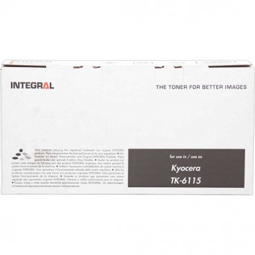 Туба с тонером Integral для Kyocera Mita Ecosys M4125idn/M4132idn аналог TK-6115 Black (12100097)