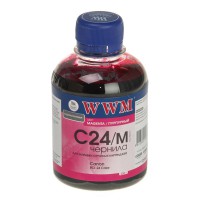 Чернила WWM для Canon BCI-24C 200г Magenta Водорастворимые (C24/M)