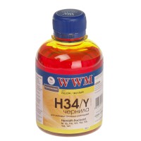 Чорнило WWM для HP №22/121/122 200г Yellow водорозчинне (H34/Y)