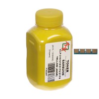 Тонер + чіп АНК для Samsung CLP-310/315/3175 ( тонер АНК, чип АНК) бутль 45г Yellow (1502408)