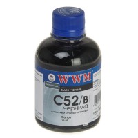 Чернила WWM для Canon CL-52P 200г Black Водорастворимые (C52/B)