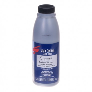 Тонер Static Control для Brother HL-2030/2040/2070 бутль 100г Black (TRB2040-100B-OS)