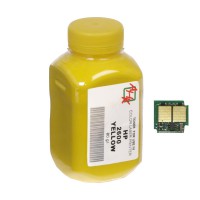Тонер + чип HP CLJ 2600 Yellow (АНК, 1500200)