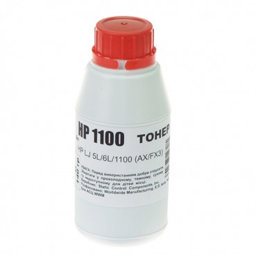 Тонер SCC для HP LJ 1100/5L/6L бутль 140г Black (TNR1324) AX