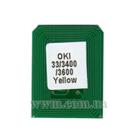 Чіп BASF для OKI C3300/3400/3600 Yellow (WWMID-71090)