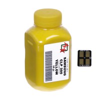 Тонер + чіп АНК для Samsung CLP-300 ( тонер АНК, чип АНК) бутль 58г Yellow (1500240)