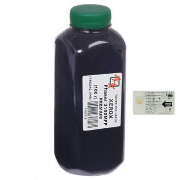 Тонер + чіп АНК для Xerox Phaser 3100 ( тонер АНК, Smart Card АНК) бутль 180г Black (1400554)