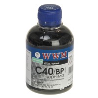 Чорнило WWM для Canon PG-40Bk/PG-50Bk/PGI-5Bk 200г Black пігментне (C40/BP)
