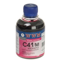 Чорнило WWM для Canon CL-41C/CL-51C/CLI-8M 200г Magenta водорозчинне (C41/M)