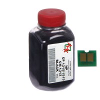 Тонер + чіп АНК для HP CLJ CP1215/CP1515/CM1312 ( тонер АНК, чип АНК) бутль 55г Black (1500130)