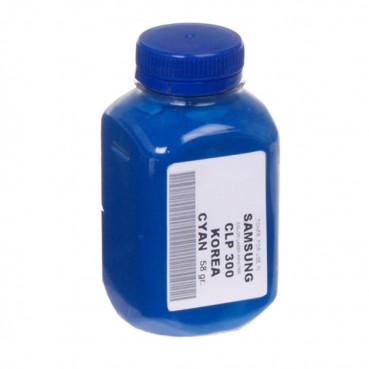 Тонер АНК для Samsung CLP-300/600 бутль 58г Cyan (1502340)