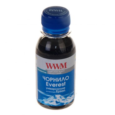 Чорнило WWM EVEREST для Epson 100г Light Light Black пігментне (EP02/LLBP-2)