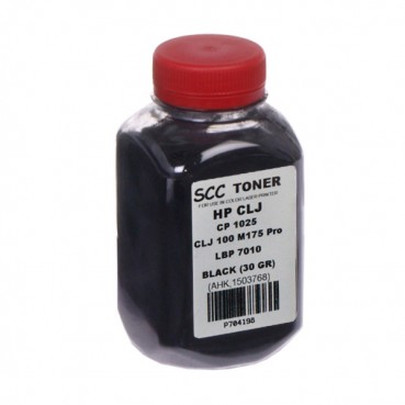 Тонер HP CLJ CP1025/СLJ 100 M175 Pro/LBP 7010 Black (30 г) (АНК, 1503768) SCC