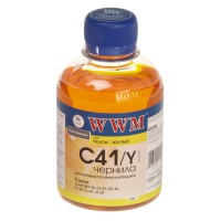 Чорнило WWM для Canon CL-41С/CL-51С/CLI-8Y 200г Yellow водорозчинне (C41/Y)