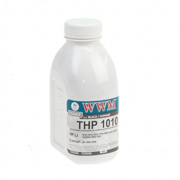 Тонер WWM для HP LJ 1010/1020/1022 бутль 100г Black (TB61)