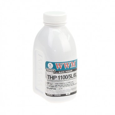 Тонер WWM для HP LJ 1100/5L/6L бутль 140г Black (TB31)