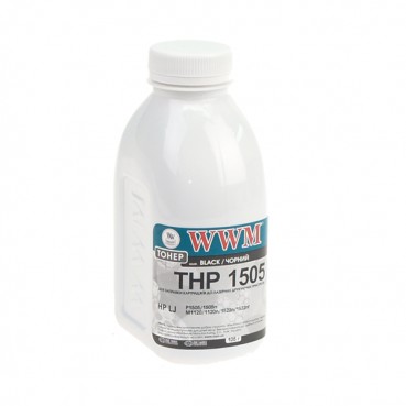 Тонер WWM для HP P1005/1505/M1120/1522 бутль 105г Black (TB86-2)