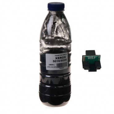 Тонер + чіп АНК для Xerox WC 5016/5020 ( тонер АНК, чип АНК) бутль 400г Black (1300393)