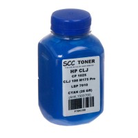 Тонер HP CLJ CP1025/СLJ 100 M175 Pro/LBP 7010 Cyan (26 г) (АНК, 1503769) SCC