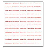 Лейба для тонерных картриджей сервисная гарантийная (L.LJSRVGR01), лист 60 шт