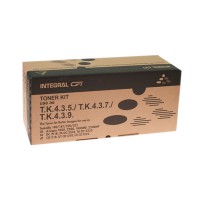 Туба с тонером Integral для Kyocera Mita Taskalfa 180/181/220/221 аналог TK-435 Black 800г (12100040)