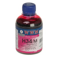Чорнило WWM для HP №22/121/122 200г Magenta водорозчинне (H34/M)