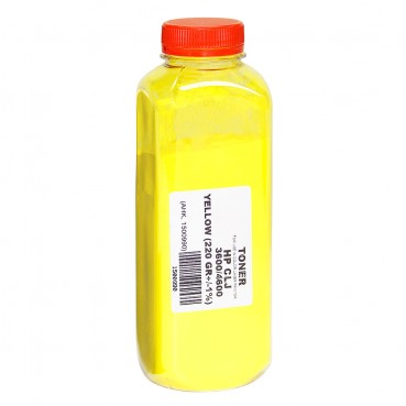 Тонер АНК для HP CLJ 4600/4650, Canon LBP-2510/5500 бутль 220г Yellow (1500990)