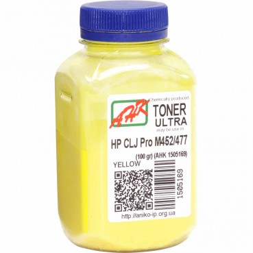 Тонер АНК для HP CLJ Pro M452/477 бутль 100г Yellow (1505169)