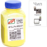 Тонер + чіп АНК для HP CLJ Pro M252/M277 ( тонер АНК, чип АНК) бутль 40г Yellow (1505177)