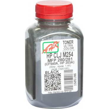 Тонер АНК для HP CLJ M254/MFP280/281 бутль 60г Black (1505186)