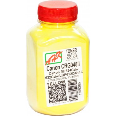 Тонер АНК для Canon MF610/630 бутль 70г Yellow (1505205)