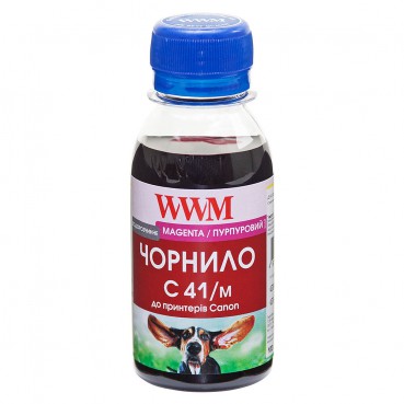 Чорнило WWM для Canon CL-41C/CL-51C/CLI-8M 100г Magenta водорозчинне (C41/M-2)