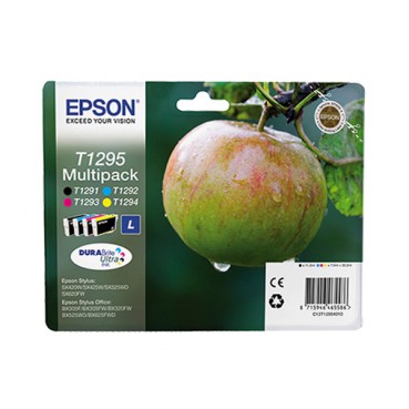 Комплект струйных картриджей Epson для Stylus SX230/SX420W/SX425W B/C/M/Y (C13T12954010) повышенной емкости