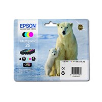 Комплект струйных картриджей Epson для Expression Premium XP-600/XP-605/XP-700 №26 B/C/M/Y (C13T26164010)