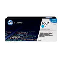 Картридж тонерный HP 650A для CLJ CP5525 15000 копий Cyan (CE271A)