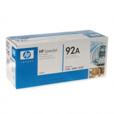 Картридж тонерный HP 92A для LJ 1100/1100A 2500 копий Black (C4092A)