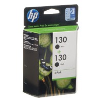 Картридж струйный HP для DJ 5743/6543 HP 130 Black (C9504HE) двойная упаковка